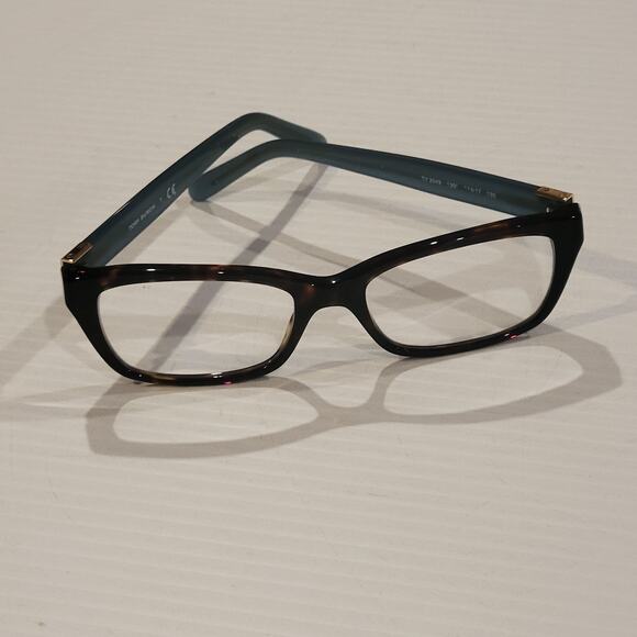 Tory Burch TY2049 1359 Eyeglasses Tortoise Blue Full Rim Frames 51-17-135 - Picture 1 of 13